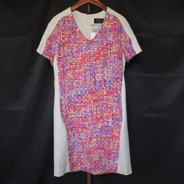 anc エポカ EPOCA ヴゼット VOUSETES ワンピース 36 白 マルチ 半袖  