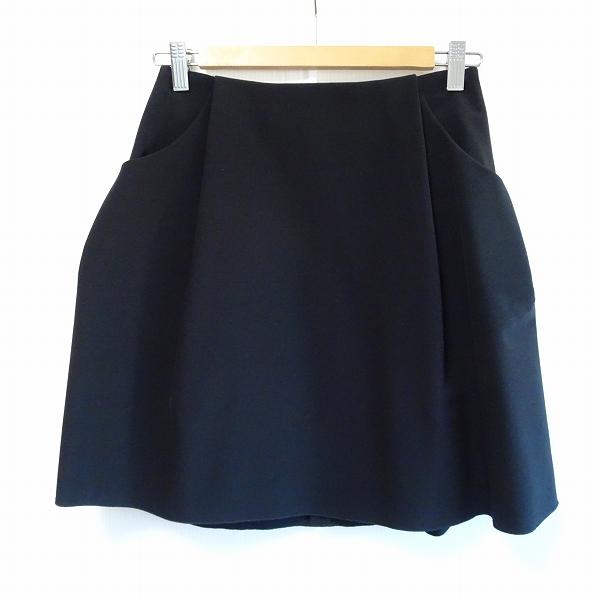 anc フォクシーニューヨーク FOXEY NEW YORK スカート 38 黒 ミニ  