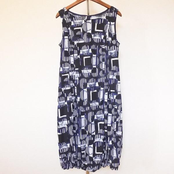 センソユニコ ワンピース 38 新品 芽風 グレイ 半袖 ロングワンピース