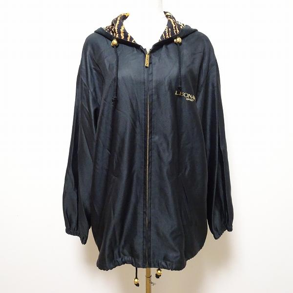 apc レオナールスポーツ LEONARD SPORT ブルゾン F 黒 アニマル柄