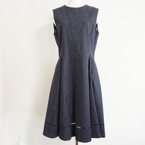 フォクシーニューヨーク　ワンピース　40サイズ FOXEY NEW YORK #snc フォクシーニューヨーク ワンピース 40 紺 デニム