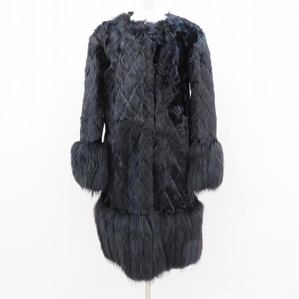 RED VALENTINO #wnc レッドヴァレンティノ コート 38 黒 ゴート RED VALENTINO #wnc レッドヴァレンティノ コート 38 黒 ゴート