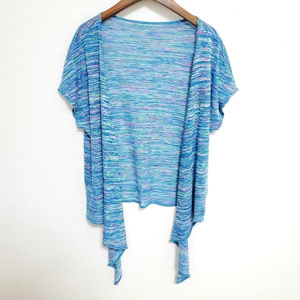 伊太利屋 #snc GKITALIYA カーディガン 15 青系 ニット 羽織 ボタン