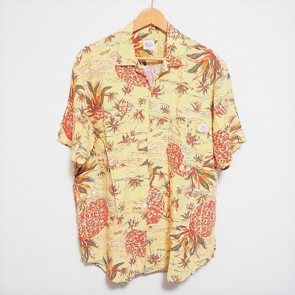 papas アロハシャツ　メンズM シルク100% papas アロハシャツ メンズM シルク100% PAPAS メンズアロハ