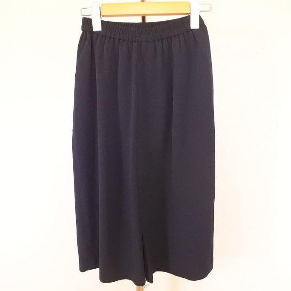 #apc  詩仙堂 ヒトシタムラ スカート 紺 ちりめん レディース [800465]