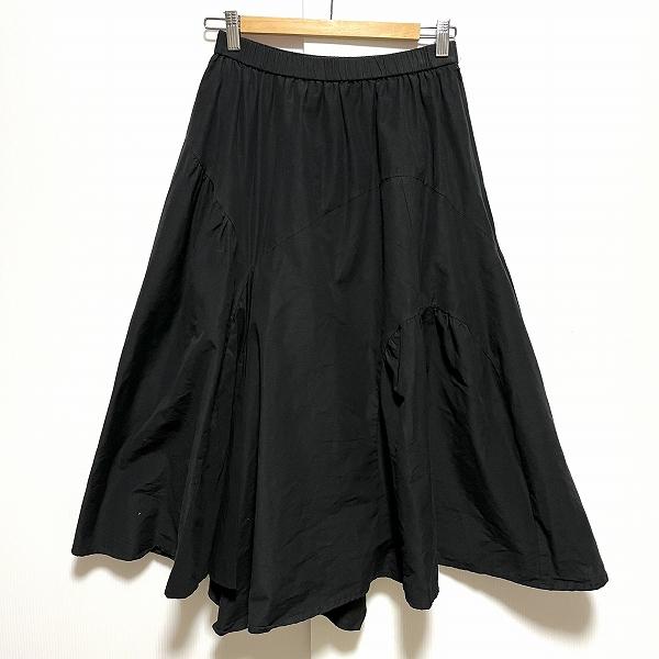 anc ジウセンソユニコ 慈雨 Sensounico スカート 40 黒 フレア 無地  