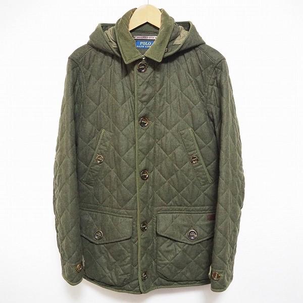wnc ポロラルフローレン POLO RALPH LAUREN コート S 緑 キルティング  