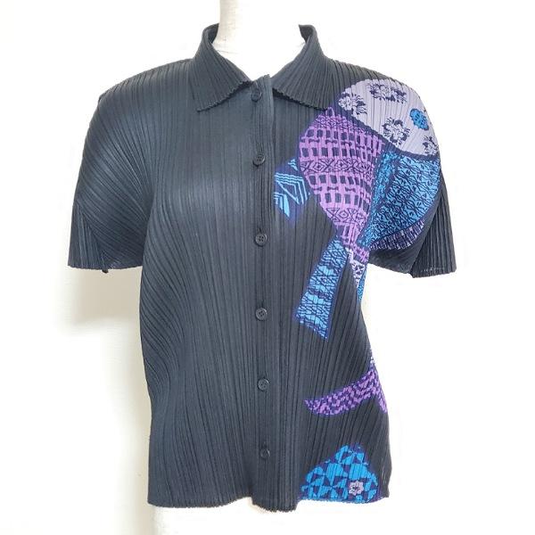 Issey miyake me プリーツ半袖 ISSEY MIYAKE me プリーツ プリーズ イッセイミヤケ 半袖 美品
