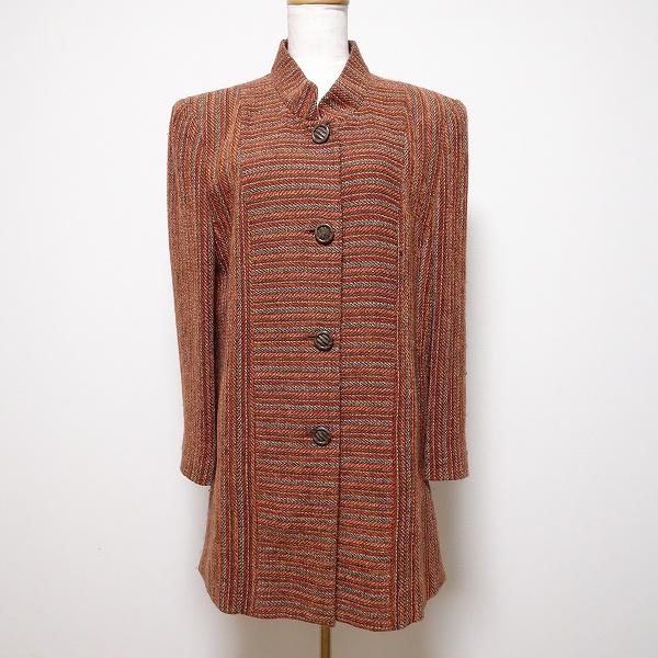 Leilian #wnc SALE レリアン ジャケット 9 オレンジ系 ツイード  