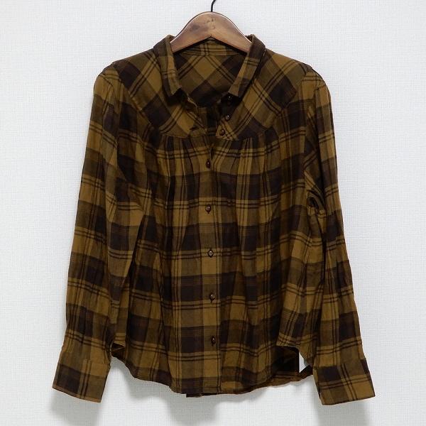 anc コットンハウスアヤ Cotton House Aya N.B. シャツ チェック anc コットンハウスアヤ Cotton House Aya N.B. シャツ チェック