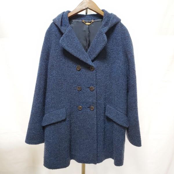 新品SCAPA ダウンコート　ネイビー 95084-322-