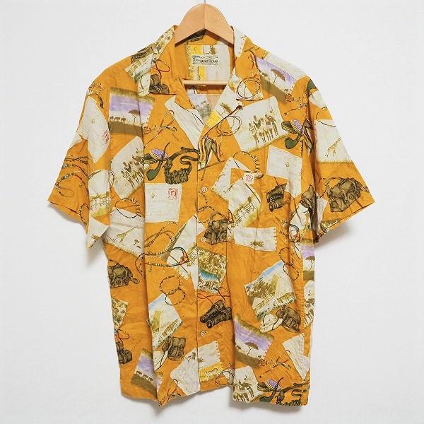 PAPAS #spc パパス アイランド Papas ISLAND 半袖シャツ L