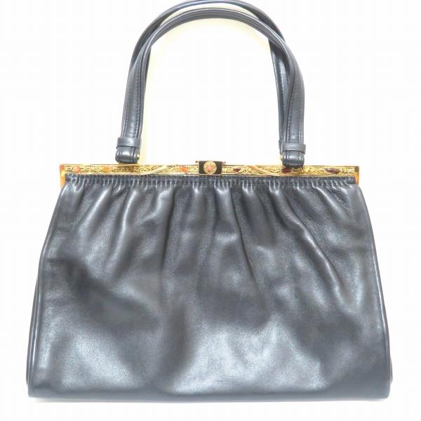 anb ハマノ HAMANO ハンドバッグ サンピエトロ 濱野皮革工藝 ストーン 