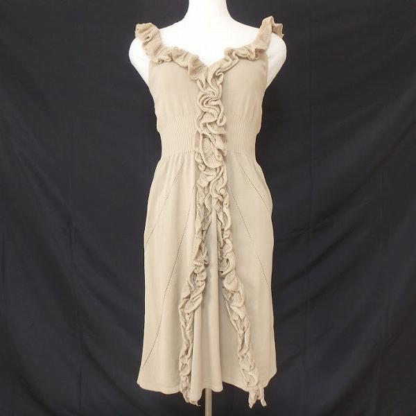 snc レッドヴァレンティノ RED VALENTINO ワンピース 40 ベージュ 