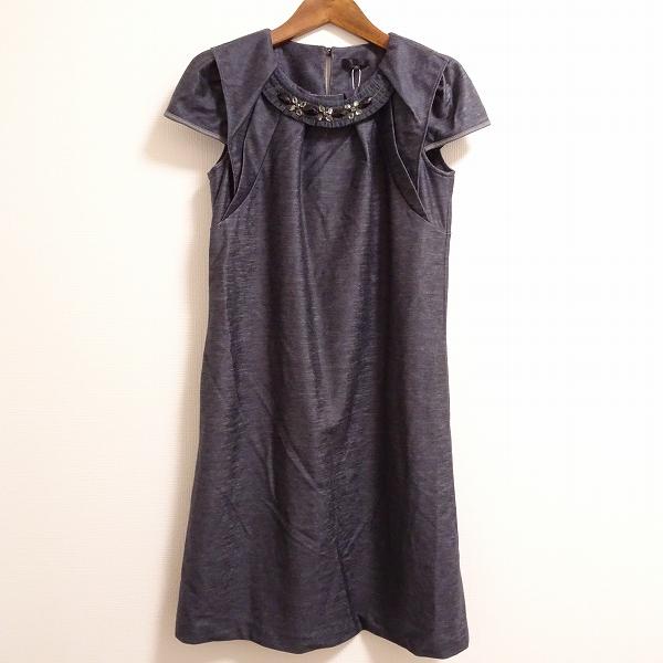 TO BE CHIC #snc トゥービーシック ワンピース 40 紺 デニム風