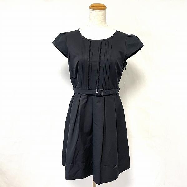 BURBERRYBLUELabel黒ワンピース BURBERRYBLUELABELワンピース リボン