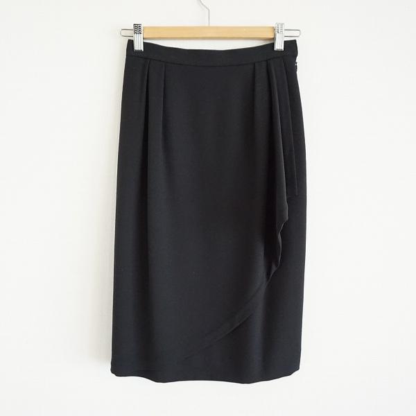 anc ジュンアシダ junashida スカート 9 黒 巻きスカート風 無地  