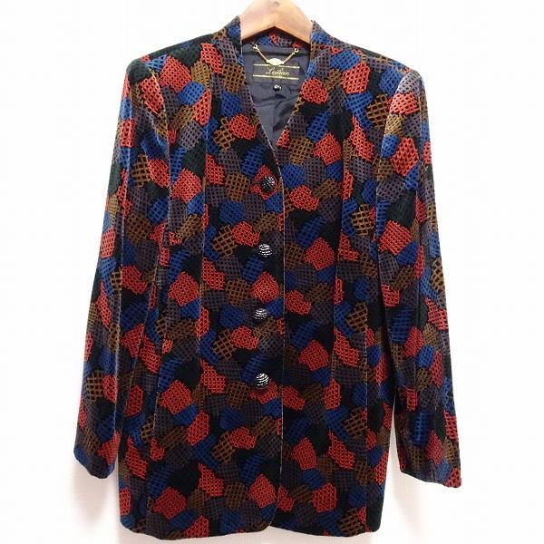 Leilian #wnc レリアン ジャケット 15+ 赤 青 グレー 大きいサイズ 総  