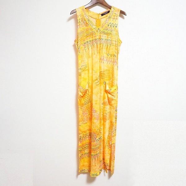 LEONARD（レオナール） #spc ワンピース L オレンジ ノースリーブ