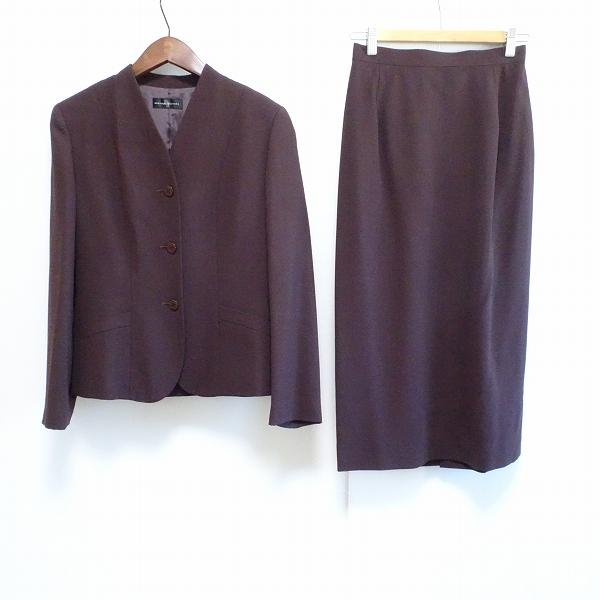 anc ブティックジョコンダ BOUTIQUE JOCONDE スカートスーツ 茶系 