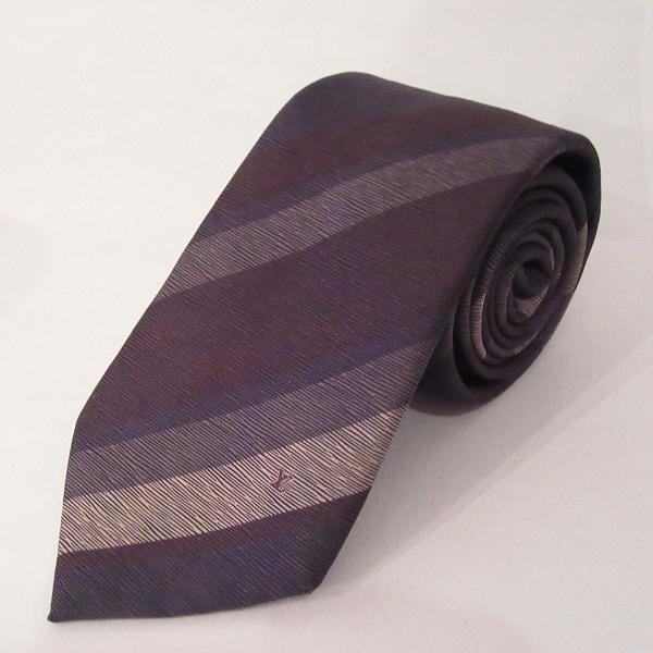 LOUIS VUITTON（ルイ・ヴィトン） #apzt ネクタイ 紺 グレー 茶系