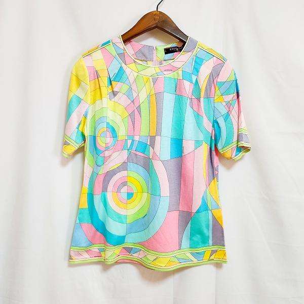 大きいサイズ レオナール シルク混 チュニックカットソー ペイズリー柄 LL 大きいサイズ レオナール シルク混 チュニックカットソー ペイズリー柄