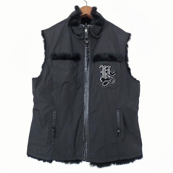 VALENZA バレンザ ダウンベスト ブラック ストーン VALENZA バレンザ ダウンベスト ブラック ストーン バレンザの