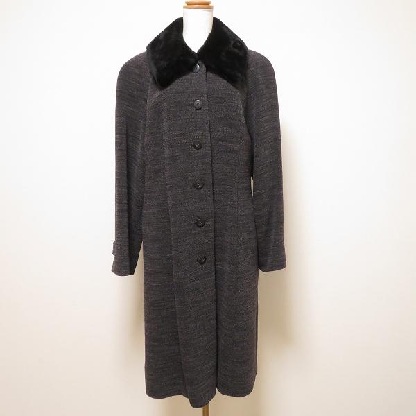 DAKS（ダックス） #wnc コート 11AR グレー ヌートリアファー付き