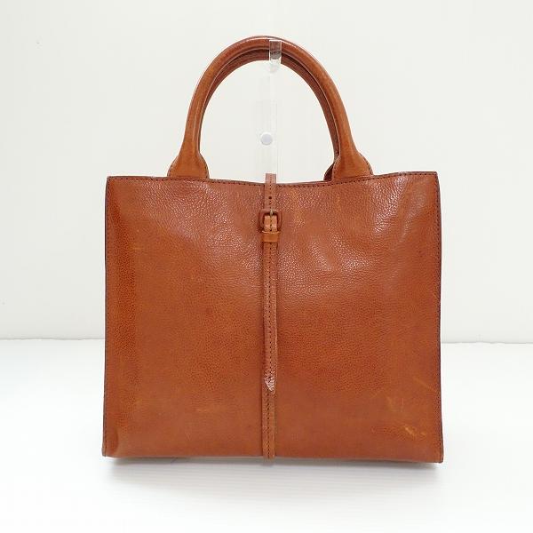 genten #anb ゲンテン ハンドバッグ トートバッグ 茶 レザー genten #anb ゲンテン ハンドバッグ トートバッグ 茶 レザー
