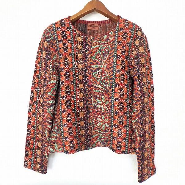 wnc ミッソーニ MISSONI ニット・セーター オレンジ系 マルチ ニット