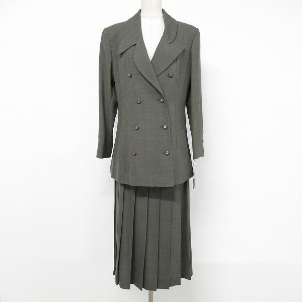 CHANEL⭐️シャネル ジョーゼット 前プリーツスカート CHANEL】シャネル『スカートスーツ size40』P06232W02285 96C