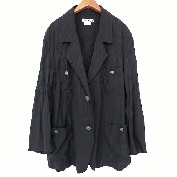 ISSEY MIYAKE（イッセイミヤケ） #apc ジャケット M 黒 シワ加工