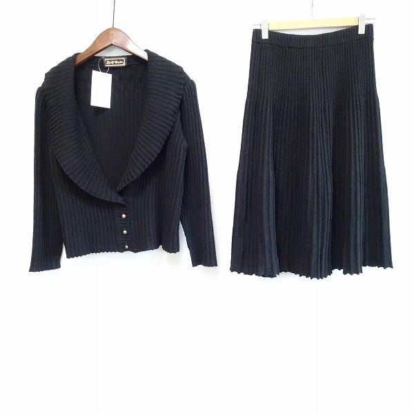 斉藤都世子 #wnc サイトウトヨコ スカートスーツ セットアップ 黒