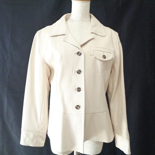 Leilian ラムレザージャケット 13号 Leilian #anc レリアン ジャケット