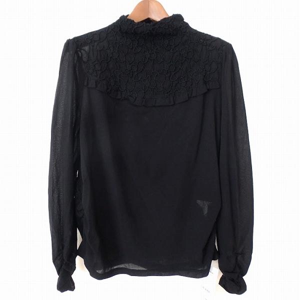 新品タグ付 ディースクエアード カットソー シースルーシルク 黒