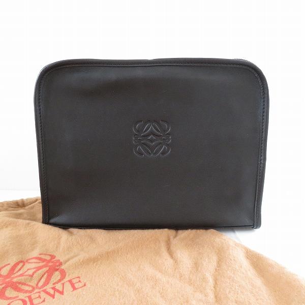 LOEWE オブロング アナグラム セカンドバッグ クラッチバッグ ポーチ LOEWE（ロエベ） #anb アナグラム ポーチ クラッチバッグ セカンド