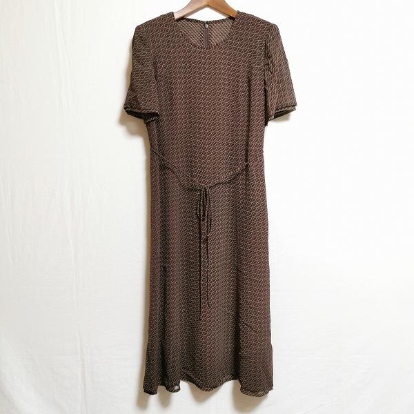 snc レリアン Leilian ワンピース ロング 半袖 メッシュ 9 レディース  