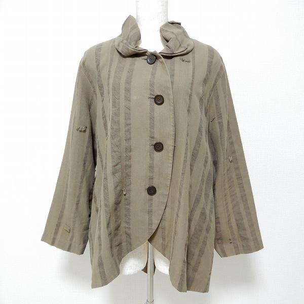 センソユニコ　専用です。　慈雨　可愛いジャケット　未使用に近い anc ジウセンソユニコ 慈雨 Sensounico ジャケット 40 ベージュ系 変形