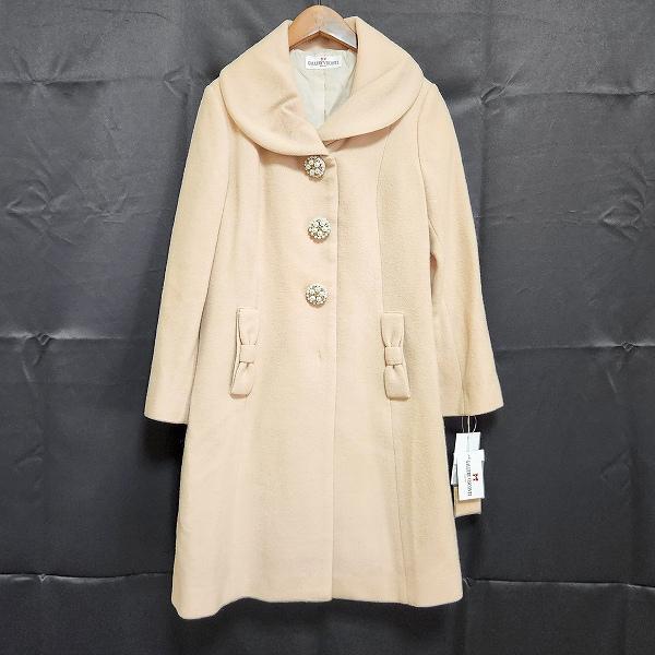 GALLERY VISCONTI キルティングコート 3 ベージュ リボンベルト GALLERY VISCONTI キルティングコート 3 ベージュ リボンベルト