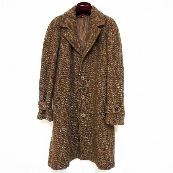 wnc エルネスト ERNESTO コート 茶 マルチ ウールチェスターコート