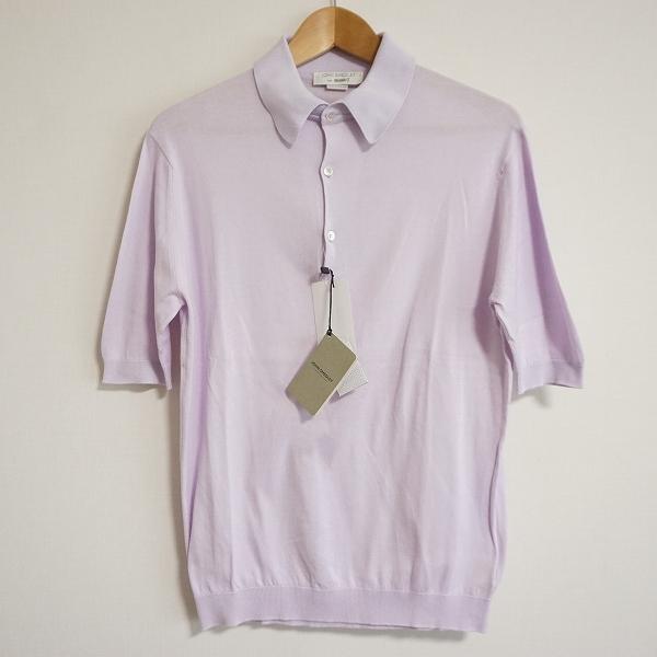 snc ジョンスメドレー JOHNSMEDLEY for BEAMS F ポロシャツ S 紫系