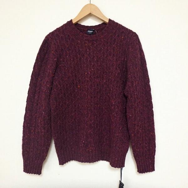 wnc ドルモア Drumohr ニット・セーター 48 紫系 ビームスエフ BEAMS F 