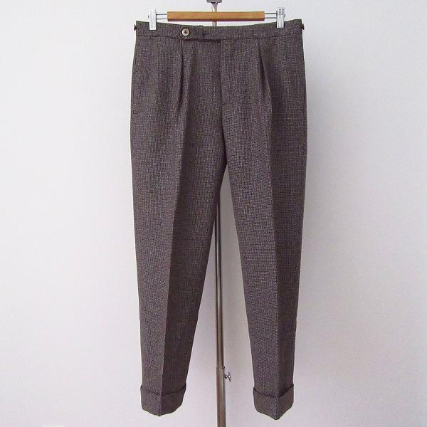 wnc ジーティーアー G.T.A SERGIO パンツ スラックス 46 茶系 ウール