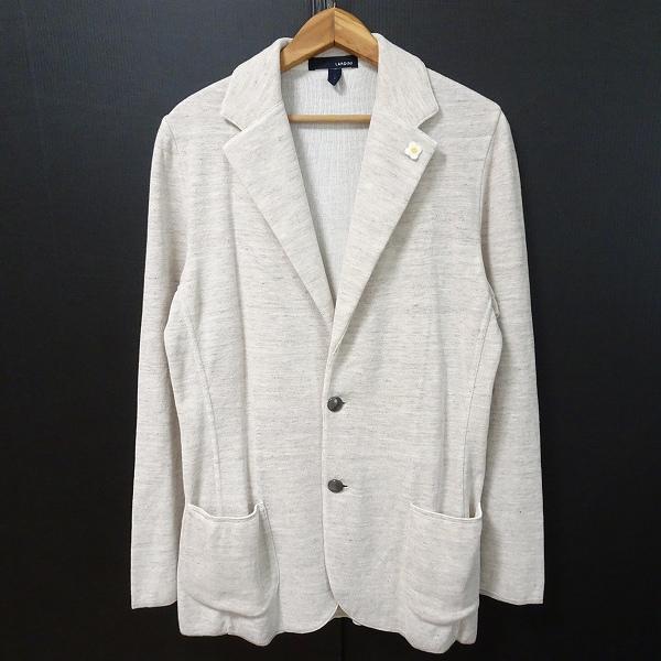 snc ラルディーニ LARDINI シングルジャケット S ベージュ系 S2B 麻混 