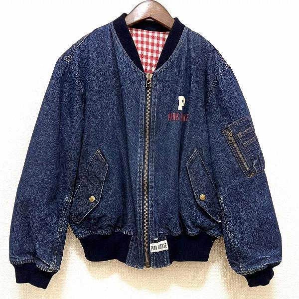 wsc ピンクハウス PINKHOUSE ブルゾン 青系 赤 白 デニム wsc ピンクハウス PINKHOUSE ブルゾン 青系 赤 白 デニム