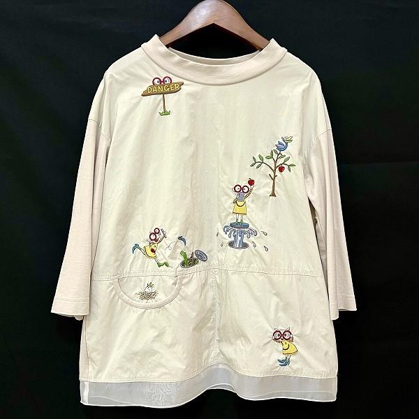 アルベロベロ刺繍入り長袖チュニック