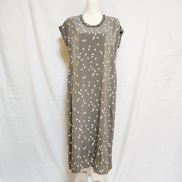 snc インゲボルグ INGEBORG ワンピース カーキ フレンチスリーブ  