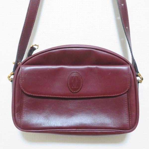 Cartier #anb カルティエ ショルダーバッグ マストライン ボルドー 