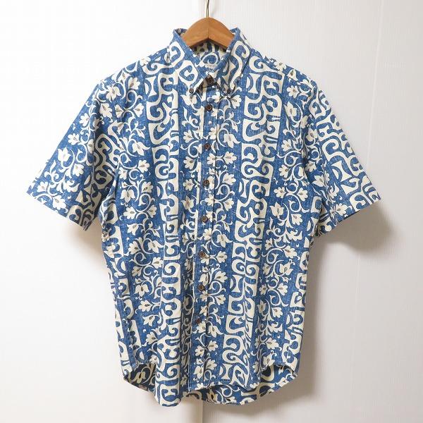 snc レインスプーナー Reyn Spooner アロハシャツ 半袖シャツ S 紺  