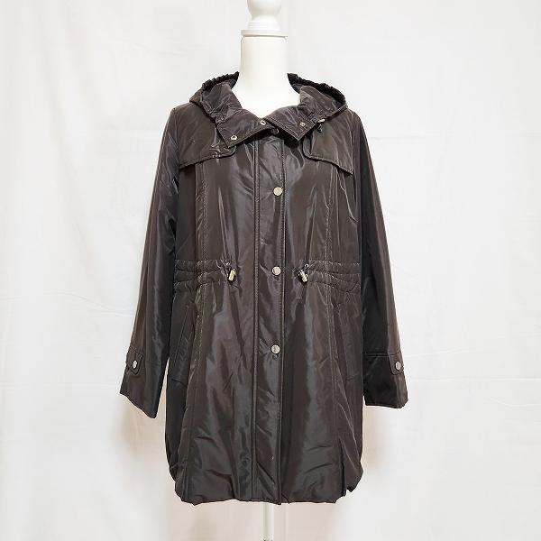 Leilian（レリアン） #wnc コート 11 こげ茶 中綿 フード付き